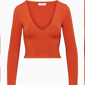 Aritzia Contour V-Neck Top